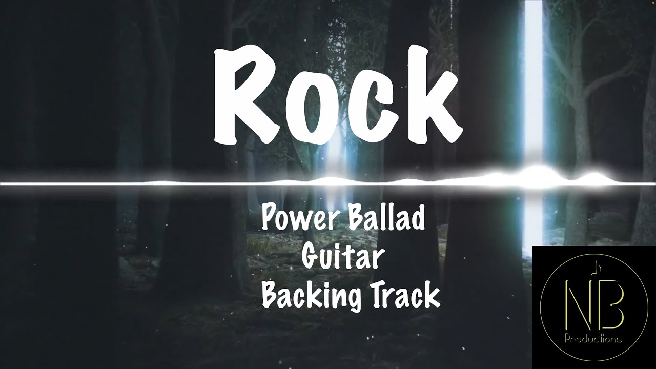 Rock Power Ballad Guitar Backing Track - YouTube