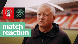 Chris Wilder | Rotherham United 1-2 Sheffield United | Post Match Reaction