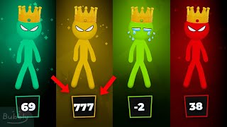 😎 Stickman Random MINIGAMES Tournament - Stickman Party Gameplay