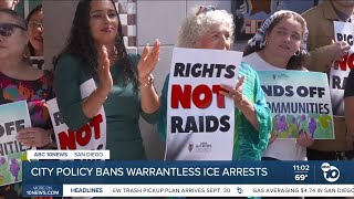San Diego could ban ICE arrests without warrant on city property