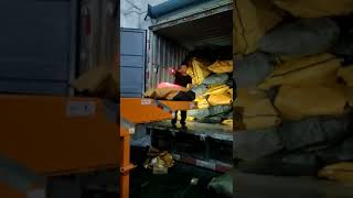 How the smart glove scanner is applied in the express loading and uploading links