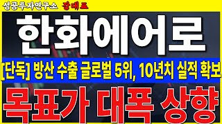 [한화에어로스페이스] K-방산 총대장, 글로벌 5위까지 전망, 이제 시작입니다. 목표가 올리세요   #한화에어로스페이스 #한화오션 #미해군