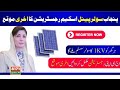 punjab solar panel scheme | Maryam nawaz solar panel scheme | solar panel apply method