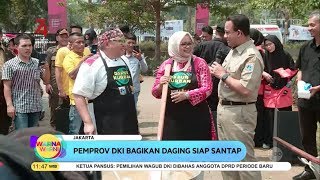 Pemprov DKI Bagikan Daging Siap Santap - Warna Warni