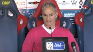 Crotone-Bari, Massimo Drago in conferenza