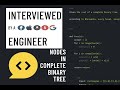 Nodes in complete binary tree (Python interview)