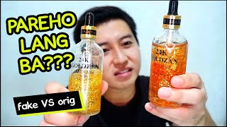 24k GOLDZAN AMPOULE ORIGINAL vs FAKE ǀ HONEST COMPARISON