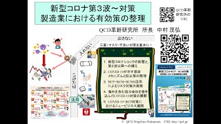 新型コロナ第３波～対策：製造業における有効策の整理