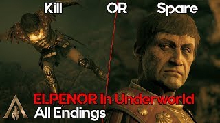 Elpenor in Underworld - All Endings - AC Odyssey - Torment of Hades DLC