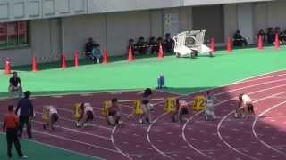 2015年 高校総体埼玉県大会 女子100m決勝