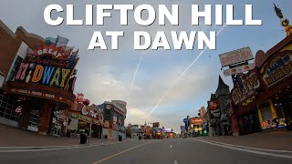 Driving Niagara Falls 4K 🇨🇦 - Clifton Hill At Dawn