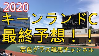 【最終予想】2020キーンランドカップ！本命は力のいる馬場と道悪も考慮して外を動けるこの馬に！