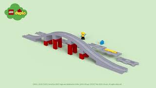 LEGO Rails en brug voor de Duplo trein 10872 DUPLO @2TTOYSLEGOPLAYMOBILCOBI