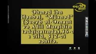 Səqəleyn hədisi sünni kitablarında (Əhməd ibn Hənbəl)