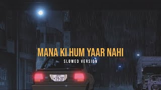 Maana Ke Hum Yaar Nahin || Slowed Version