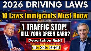 Pulled Over? 10 New 2026 Driving Laws Immigrants MUST Know