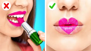CREATIVE BEAUTY HACKS || Hair And Nail Tricks For Girls To Be Popular By 123GO! Genius