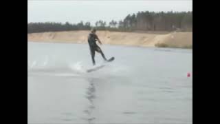 Wakeboarding Zossen Horstfelde with splashs and jumps