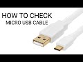 How to Check MICRO USB Cable | MICRO USB Cable TESTOR by LearnElectronx