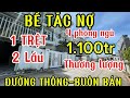 Bế tắc nợ😂bán nhà 1 trệt 2 lầu 4 phòng ngủ đúng 1 tỷ 1.sát chợ bình Chánh, mặt tiền buôn bán