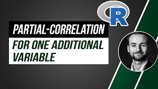 Partial correlation in R with one control variable