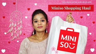 Miniso Shopping Haul in Tamil | Cutest Miniso Haul | Everything Under Rs.300 | #tamilshoppinghaul