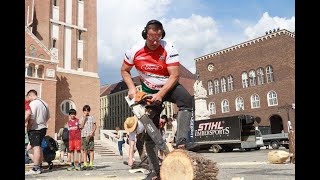 STIHL Timbersports bemutató Szegeden.