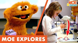 Moe Explores Microscopes | Science for Kids | #stem #stemeducation