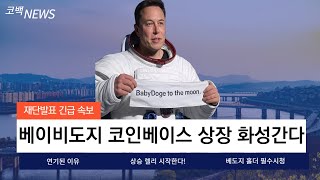 [베이비도지]BABY DOGE 드디어 코인베이스 상장 진행하네요... 30배 상승 정보 지금 공개합니다