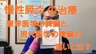 慢性膵炎の治療　東洋医学の脾臓と西洋医学の脾臓の違いとは？