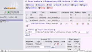 Running SQL queries on a database with phpMyAdmin - phpMyAdmin Tutorials