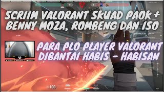 SCRIIM VALORANT SKYZEN | SKUAD PRO PLAYER DI BANTAI DENGAN SKOR 13-1-ORII WITH MOZA, ROMBENG DAN ISO