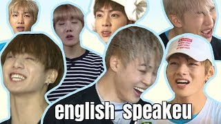 BTS - ENGLISH SPEAKEU (Try Not To Laugh/Smile Challenge)