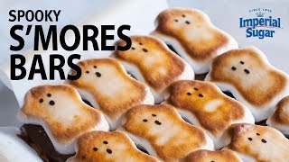 How to Make Spooky S’mores Bars Halloween Ghosts