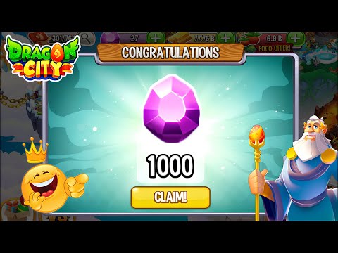 Cómo obtener una recompensa de 1000 gemas en Dragon City para principiantes 2024