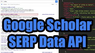 No-Code Google Scholar API Data Scraping with SerpApi