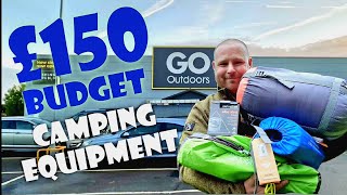 How I budgeted £150 to buy the best camping gear!