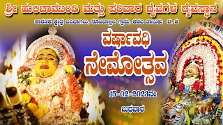 ವಾರ್ಷಿಕ ನೇಮೋತ್ಸವ ಶ್ರೀ ಹುಲಿಚಾಮುಂಡಿ ಮತ್ತು ಪರಿವಾರ ದೈವಗಳ ದೈವಸ್ಥಾನ ಬದಿಬಾಗಿಲು #fivemedia #nemothsava