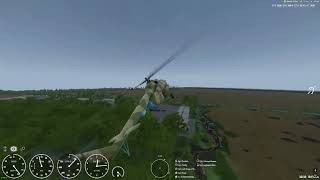 How a 150 hour pilot flys around an 8 man in Arma Reforger