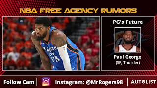 Paul George Rumors: The Top 3 NBA Teams That Could Sign Him Summer 2018