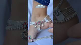 Beautiful silver Payal #youtubeshorts #shortvideo #love