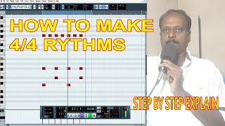 HOW TO MAKE DRUM BEATS / CUBASE 5 / MY MUSIC MASTER / TAMIL