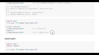 how to test interactive ruby program