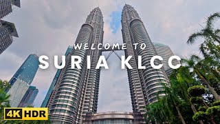 [4K HDR] Outdoor Walking At Suria KLCC During Public Holiday | Twin Tower