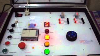 Electropneumatics and PLC Programmable logic Controller Trainer with 2 Cylinders