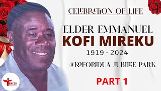 #PART 1️⃣ || Funeral Service of Elder MIREKU's Father @Koforidua Jubilee Park🇬🇭