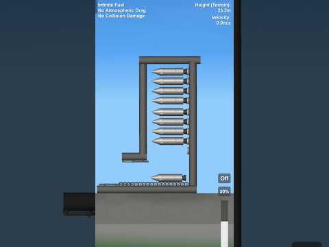 Fábrica de cohetes en SFS #gaming #shorts #short #gameplay