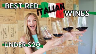 GREAT WINE UNDER $20 // 4 ITALIAN RED WINES that are AMAZING! (Ep. 3)