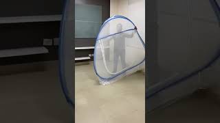 Amazinghind double bed mosquito net Folding method