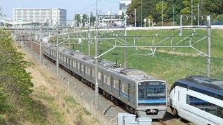 スカイライナーと一般電車 すれ違いシーン 2連発